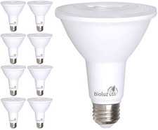 8-Pack PAR30 LED Flood Light Bulbs Indoor, 10W = 100W Replacement, 3000K Soft...