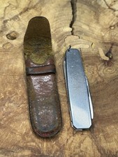 Coltello vintage SOLINGEN JAHENCKELS FRIODUR Germania custodia in pelle originale