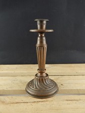 Antique copper candle - antique, holder