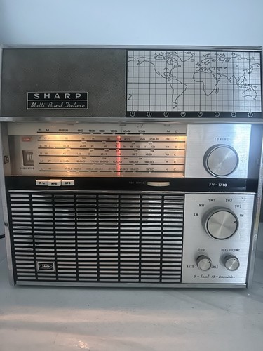 Radio epoca 1970 sharp - radio,