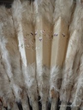 antico ventaglio con piume e