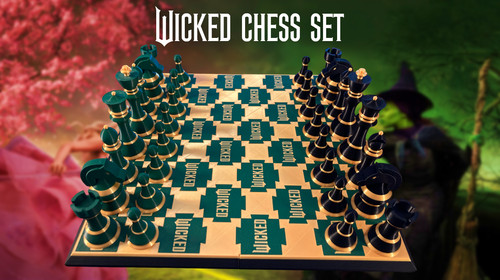 Set scacchi wicked stampato - set,