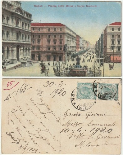 Napoli piazza della borsa e - napoli,