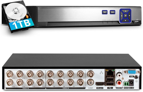 Dvr 265 16ch canali - h.265+, per