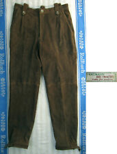 PANTALONE PELLE MARRONE -
