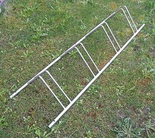 RASTRELLIERA PORTABICI PARCHEGGIO IN ACCIAIO INOX 6 POSTI