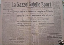 GAZZETTA SPORT LUNEDI'