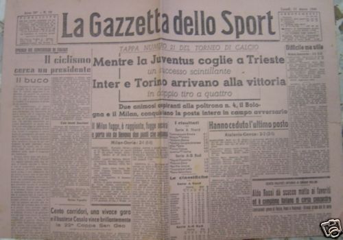 Gazzetta sport lunedi - sport, lunedi'