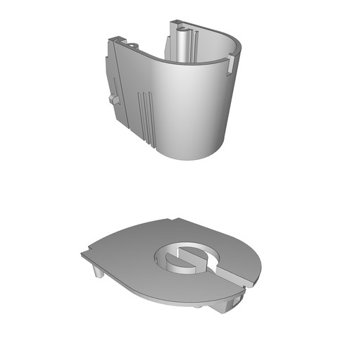 Supporto portalampada per - t8,