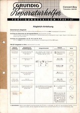 GRUNDIG Manuale di servizio