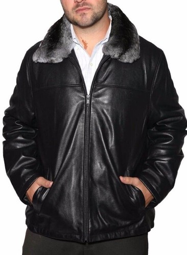 Giacca uomo vera pelle - , nera