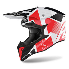 Casco airoh wraaap raze - casco, red