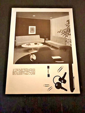 1964 KNOLL INTERNATIONAL ITALY MOBILI  DESIGN 1960s VINTAGE AD PUBBLICITA