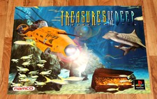 Rarissimo poster promozionale PS1 1997 Treasures of the Deep Game Store.