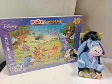 WINNIE the POOH  IH OH (IO) ASINO (DONKEY) PELUCHE / PUZZLE 24 PCS. LIKE NEW!