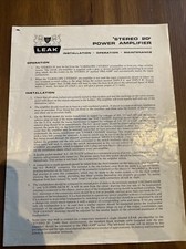 Istruzioni Amplificatore di