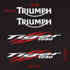 4 Adesivi Compatibili Triumph