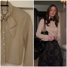 Cardigan ASO Blair Waldorf Nanette Lepore taglia Canon Gossip ragazza cashmere