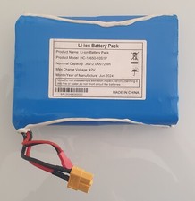 Pacco Batteria Litio - Li-ion Battery Pack HC-18650-10S1P 36V/2.0Ah/72Wh
