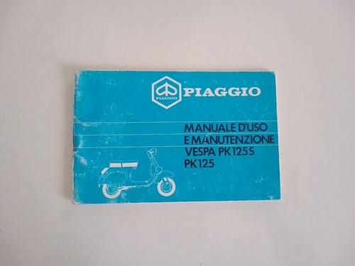Vespa 125 pks manuale uso - s,