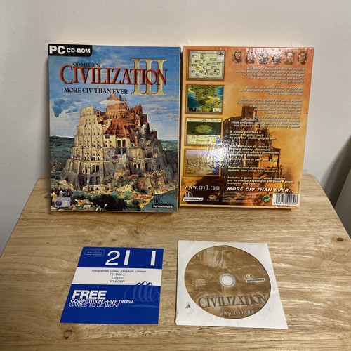 Civilization iii rom - civilization, cd