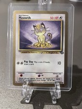 Pokemon Meowth Gold Border Eng Pikachu Charizard