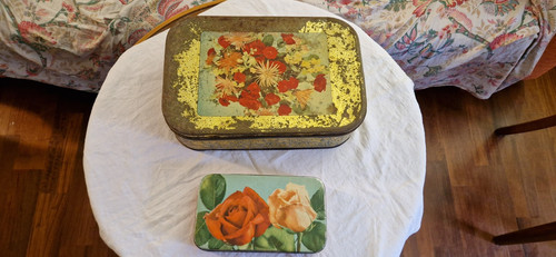Scatola latta fiori - fiori, 2
