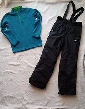 Salopette Bambino E Maglietta In Pile Per Montagna - Decathlon 