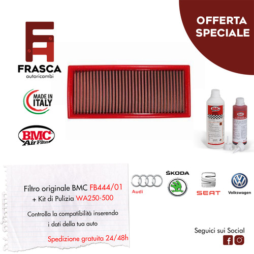 Filtro aria sportivo - sportivo, bmc