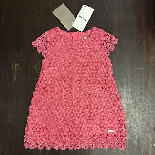 Abito mayoral rosa pizzo - rosa,