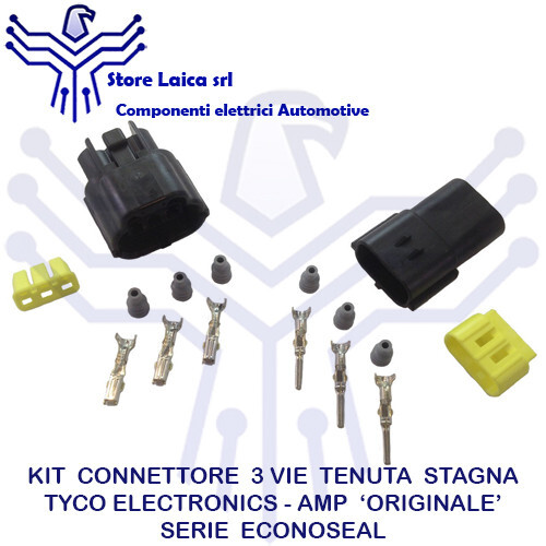 Connettore stagno 3vie kit - a,