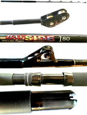 Canna Pesca Traina Bayside 1.80Mt 8/16Lbs Carrucolata Carrucole Tonnetti Traina