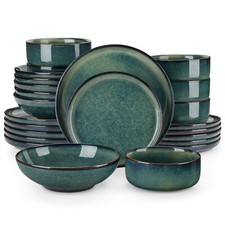 Set piatti verde gres servizio
