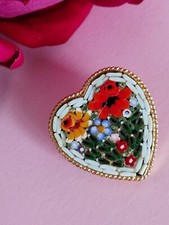 Spilla micro mosaico handmade