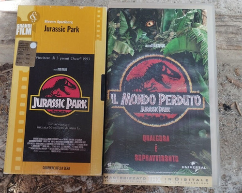 Lotto vhs jurassic park - jurassic,
