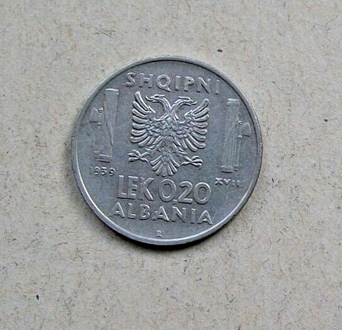 Albania lek 1939 xviii - 0,20,