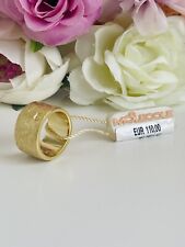 Anello Molecole Fedina Oro Diamantata Misura 21