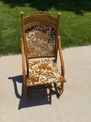 Sedia dondolo pieghevole - a,