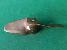 ANTICA ELICA A 2 PALE IN BRONZO ORIGINALE DA RECUPERO ANTIQUARIATO NAVALE. DE41