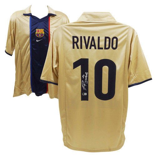 Maglia calcio rivaldo firmata - calcio,