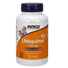 NOW FOOD, UBIQUINOLO 100mg 120