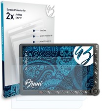 Bruni 2x Proteggi Schermo per AvMap EKP V Pellicola Protettiva