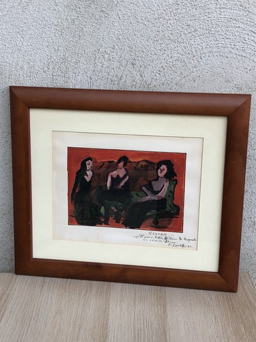 Quadro vintage figure - quadro, -figure-