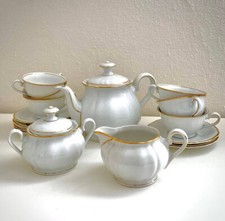 Servizio da tè in porcellana Schumann&Schreider Schwarzenhammer Bavaria. 1918-35