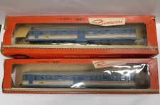 RIVAROSSI HO FS ALn 668 1480 AUTOMOTRICE+ RIMORCHIATA AOSTA TORINO Vintage 1960