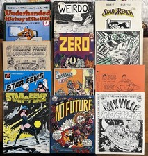 Enorme LOTTO x 12 Comix Sotterranei Mag-Size Stampa Bassa Run Star Fems 1-2 Weirdo 👀#3