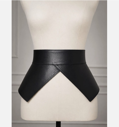 Cintura corsetto vera pelle - ,