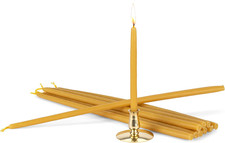 Set candele 100 cera - -,