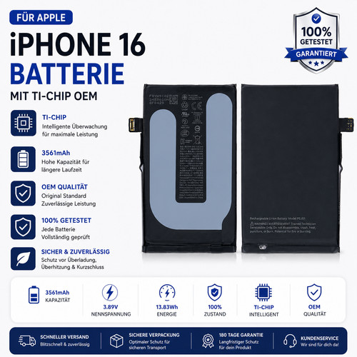 Apple iphone batteria - iphone, 16