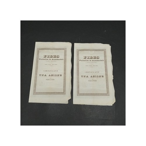 Lotto due certificati - lotto,